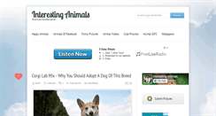 Desktop Screenshot of interesting-animals.com